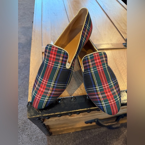 Plaid J. Crew Slip-On Shoes - Picture 2 of 7